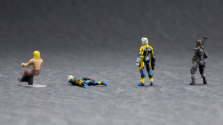 Illustration for article titled The Little People Make This Metal Gear Model Cool
